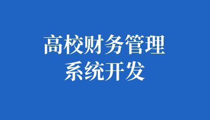 高校财务管理系统开发