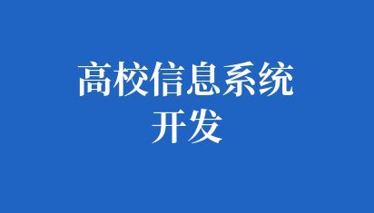 高校信息系统开发